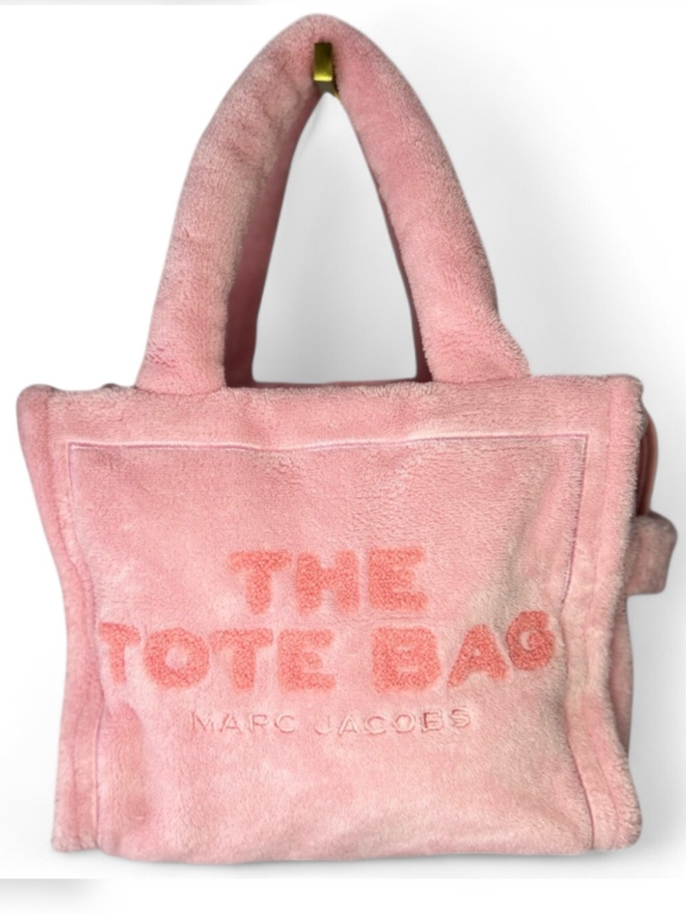Marc Jacobs The Tote Bag Terry Cloth Pink Beachy Glam Coquette Kidcore Kawaii
